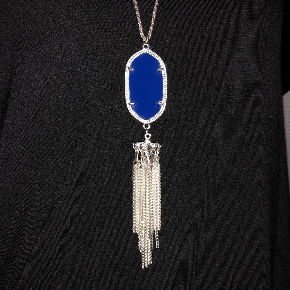 Beautiful Blue Long Necklace!!